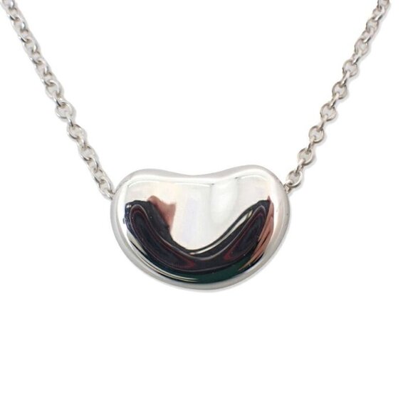 Tiffany & Co. Jewelry - Tiffany 925 Bean Pendant Necklace